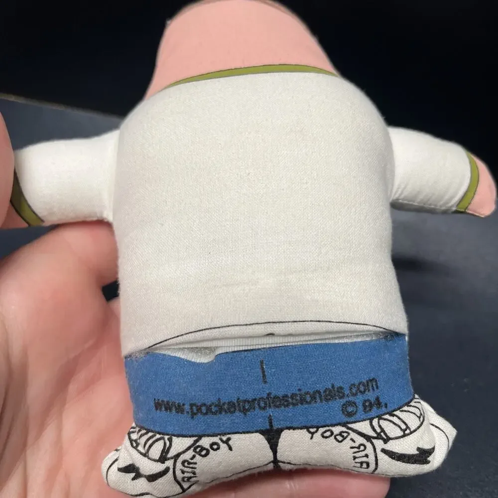 Vintage Pocket Professional Talking Plush 1994 Pocket Dentist Tested Works.